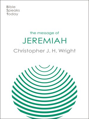 cover image of The Message of Jeremiah